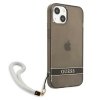 Guess GUHCP13SHTSGSK iPhone 13 mini 5,4 czarny/black hardcase Translucent Strap